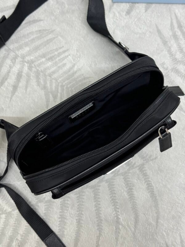 Re-Nylon and Saffiano leather belt bag