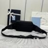 Re-Nylon and Saffiano leather belt bag