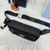 Re-Nylon and Saffiano leather belt bag