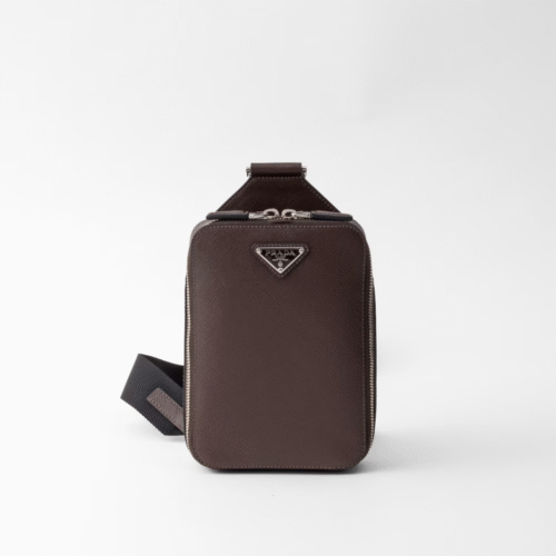 Prada Brique Saffiano leather bag
