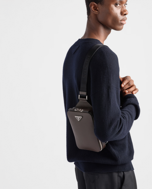 Prada Brique Saffiano leather bag