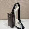 Prada Brique Saffiano leather bag