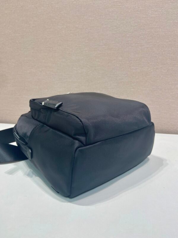 Re-Nylon and Saffiano leather backpack