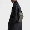 Re-Nylon and Saffiano leather backpack