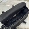 Re-Nylon and Saffiano leather shoulder bag