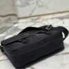 Re-Nylon and Saffiano leather shoulder bag