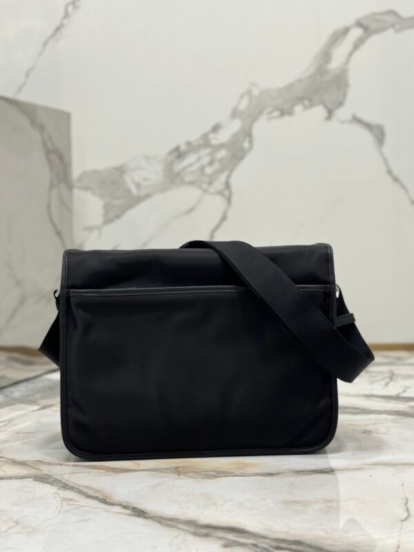 Re-Nylon and Saffiano leather shoulder bag