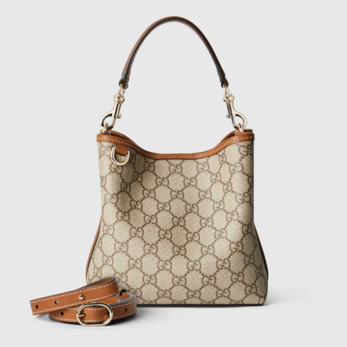 GG EMBLEM SMALL BUCKET BAG